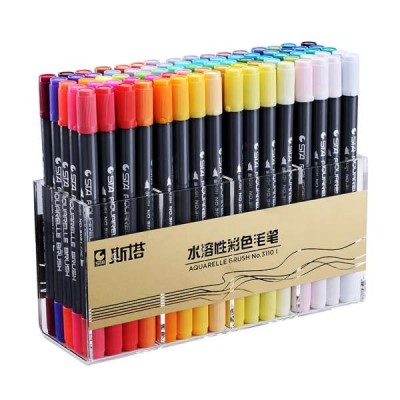 Water Art Brush Pen- Watercolor Brush Markers Pen 80colors for designers, for students drawing