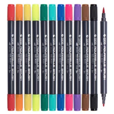 water color brush pen  watercolor marker pen 80colors set for designers, for students drawing